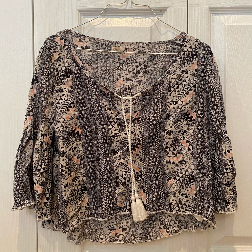 Hollister Printed Crop Top